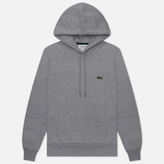 Мужская толстовка Lacoste Organic Cotton Hoodie, цвет серый, размер S