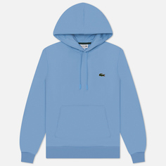 Мужская толстовка Lacoste Organic Cotton Hoodie, цвет голубой, размер S