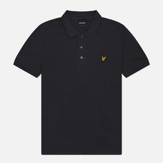 Мужское поло Lyle & Scott Plain Regular Fit, цвет серый, размер S