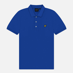 Мужское поло Lyle & Scott Plain Regular Fit, цвет синий, размер S