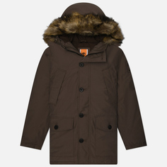 Мужская куртка парка Timberland Scar Ridge, цвет коричневый, размер S