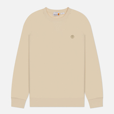 Мужская толстовка Timberland Exeter River Brushed Back Crew Neck, цвет бежевый, размер S