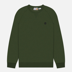 Мужская толстовка Timberland Exeter River Brushed Back Crew Neck, цвет зелёный, размер S