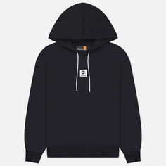 Женская толстовка Timberland Stack Logo Loop Back Hoodie, цвет чёрный, размер XS