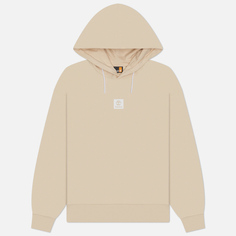 Женская толстовка Timberland Stack Logo Loop Back Hoodie, цвет бежевый, размер XS