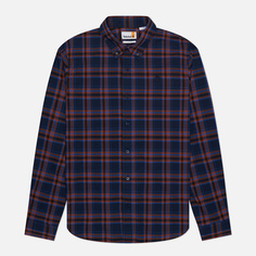 Мужская рубашка Timberland Stretch Poplin Check, цвет синий, размер S