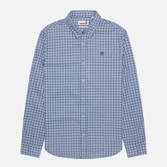Мужская рубашка Timberland Stretch Poplin Gingham, цвет голубой, размер S
