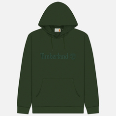 Мужская толстовка Timberland Embroidery Tonal Hoodie, цвет зелёный, размер S