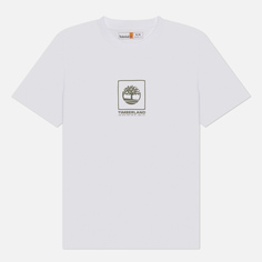 Мужская футболка Timberland Stack Camo, цвет белый, размер S