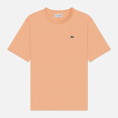 Женская футболка Lacoste Relaxed Fit Lightweight, цвет оранжевый, размер XS