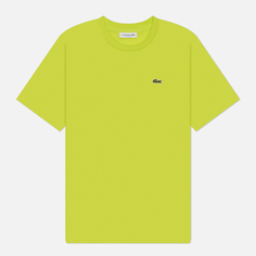 Женская футболка Lacoste Relaxed Fit Lightweight, цвет зелёный, размер XS