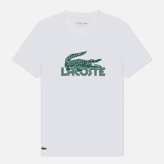 Мужская футболка Lacoste Ultra Dry Cotton Sport, цвет белый, размер S