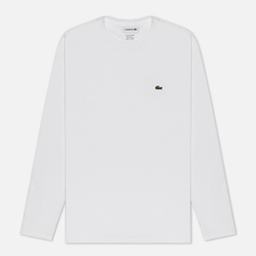 Мужской лонгслив Lacoste Crew Neck Pima Cotton, цвет белый, размер XS