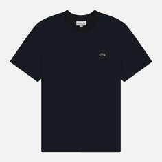 Мужская футболка Lacoste Classic Fit Embroidered Crocodile, цвет синий, размер S