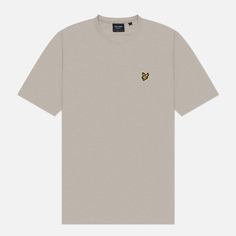 Мужская футболка Lyle & Scott Chunky Slub, цвет бежевый, размер S