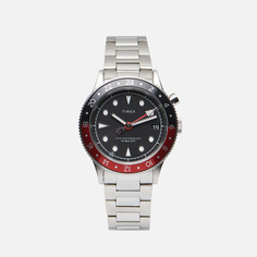 Наручные часы Timex Waterbury Traditional GMT, цвет серебряный