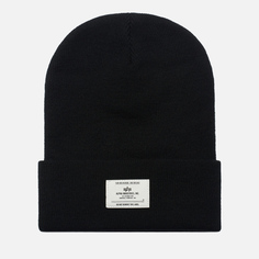 Шапка Alpha Industries Essential Beanie, цвет чёрный