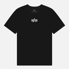 Мужская футболка Alpha Industries Born Of Purpose, цвет чёрный, размер S
