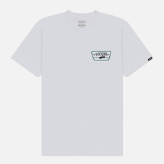 Мужская футболка Vans Full Patch Back, цвет белый, размер S