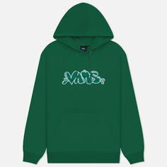 Мужская толстовка Vans Caps Loose Hoodie, цвет зелёный, размер S