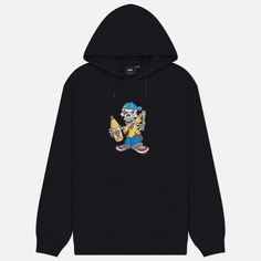 Мужская толстовка Vans Reggie Loose Pullover Hoodie, цвет чёрный, размер S