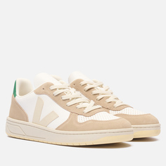 Мужские кроссовки VEJA V-10 Chromefree Leather, цвет белый, размер 41 EU