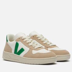 Мужские кроссовки VEJA V-10 Chromefree Leather, цвет бежевый, размер 40 EU