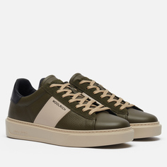 Мужские кроссовки Woolrich Classic Court Leather, цвет оливковый, размер 40 EU