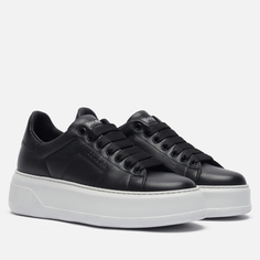Женские кроссовки Woolrich Chunky Court Nappa, цвет чёрный, размер 37 EU