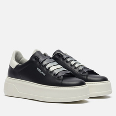 Женские кроссовки Woolrich Chunky Court Leather, цвет чёрный, размер 37 EU