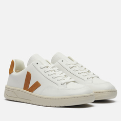 Мужские кроссовки VEJA V-12 Leather, цвет белый, размер 39 EU