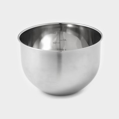 Миска из нержавеющей стали с мерной шкалой, 1,4 л, d=17 см, No Brand