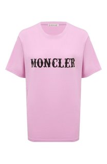 Хлопковая футболка Moncler