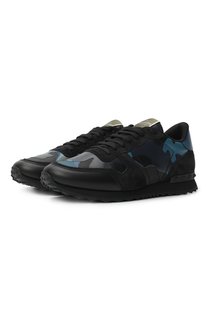 Кожаные кроссовки Rockrunner Valentino