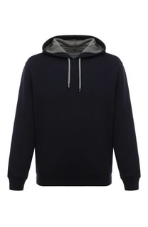 Худи из хлопка и кашемира Brunello Cucinelli