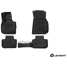 Коврики 3D в салон BMW X3, 2017-, (G01), SUV, (Европа), 4 шт. (полиуретан) / БМВ Х3 Element Autofamily