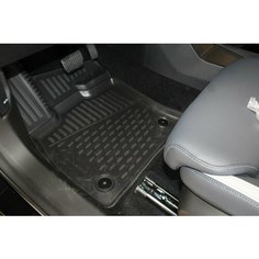 Коврики 3D в салон для GEELY Atlas (II) 2023- только для 4WD, 4шт. (полиуретан) / Джили Атлас Element