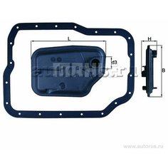 Фильтр АКПП с прокладкой поддона FORD Focus II/C-Max / Mahle/Knecht