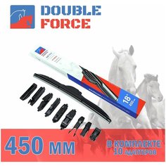 Щетка стеклоочистителя гибридная DFHY18 (450 мм.) Double Force
