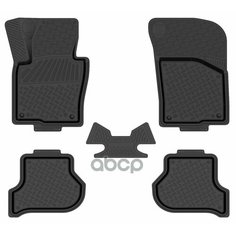 REZKON Коврики в салон резиновые SKODA Octavia A5 2009- / / 1030010100