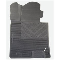 Коврики для Kia Киа K5 3 поколение 2020-н. в. резиновые с бортом соты Автодрайвер Avtodriver