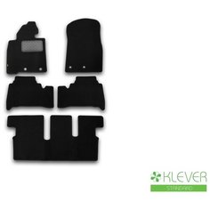 Коврики в салон Klever Standard TOYOTA Land Cruiser 200, 7 мест, АКПП, 2012-, 5 шт. (текстиль) Novline / Element