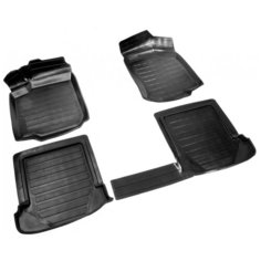 Комплект ковриков Avtodriver ADRAVG264 для Skoda Octavia Tour, Volkswagen Golf 1996-2010 г., 4 шт. черный 4