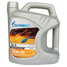 Масло трансмиссионное Газпромнефть GL-5, 80W-90, 4 л, 1 шт.