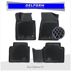 Коврик салона Kia Optima IV (2015-2020) EVA 3D Premium Delform