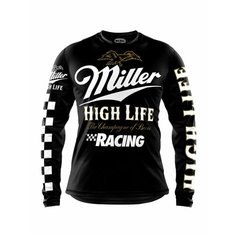 Мотоджерси Miller черная / Лонгслив Миллер Enduro Store