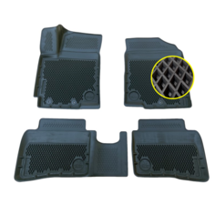 Коврик салона Kia Rio III (2011-2017) EVA 3D Premium Delform