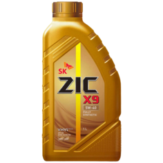 Синтетическое моторное масло ZIC X9 5W-40 SP, 1 л, 1 шт.