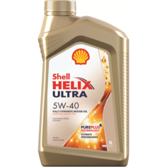 Синтетическое моторное масло SHELL Helix Ultra 5W-40 SN, 1 л, 1 шт.