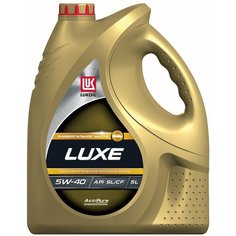 Полусинтетическое моторное масло ЛУКОЙЛ Люкс полусинтетическое SL/CF 5W-40, 5 л, 1 шт.